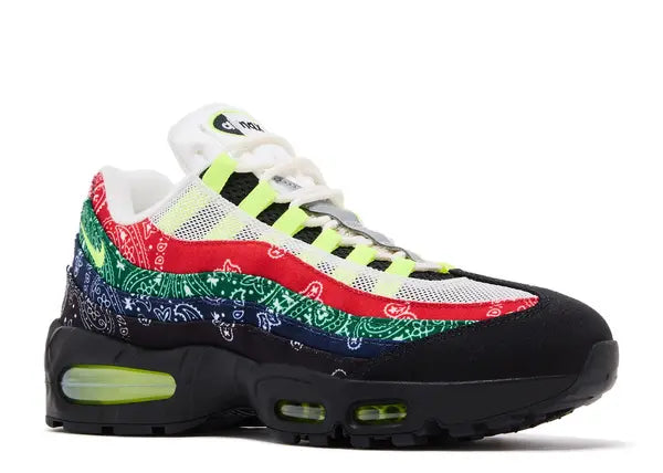 Nike Air Max 95 OG Big Bubble Neon Paisley Bandana Front