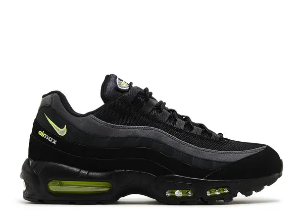 Nike Air Max 95 Retro Logo Black Grey Volt Side