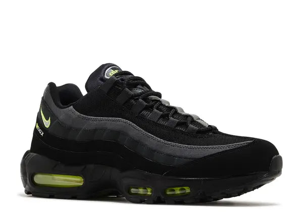 Nike Air Max 95 Retro Logo Black Grey Volt Front
