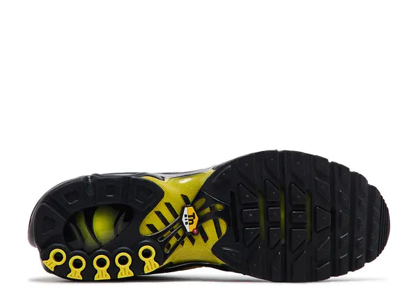 Nike Air Max Plus Black Opti Yellow Bottom