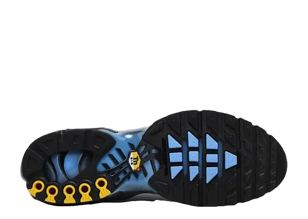 Nike Air Max Plus Grey University Blue Black Bottom