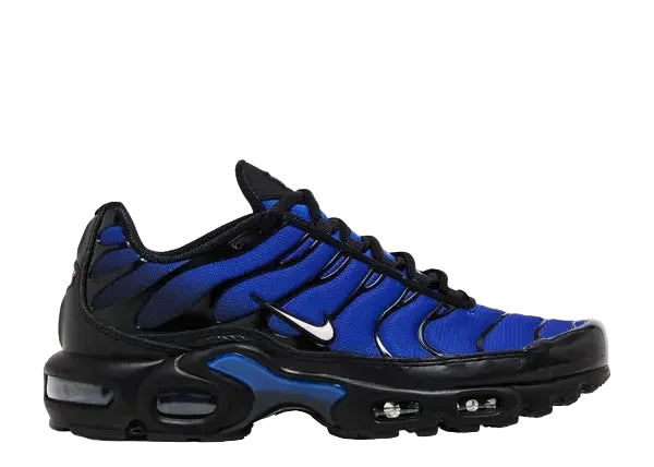 Nike Air Max Plus Premium Black Racer Blue Side