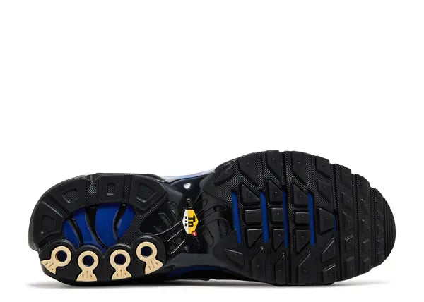 Nike Air Max Plus Premium Black Racer Blue Bottom