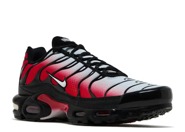 Nike Air Max Plus Pure Platinum University Red Black White Front