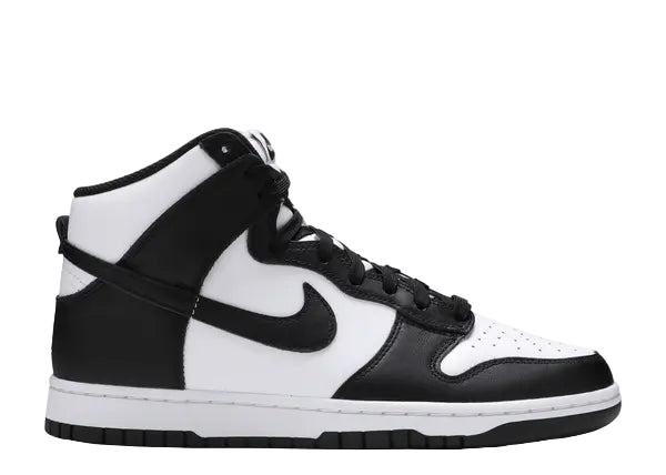 Nike Dunk High Panda Black White Side