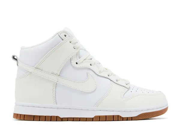 Nike Dunk High Sail Gum Side