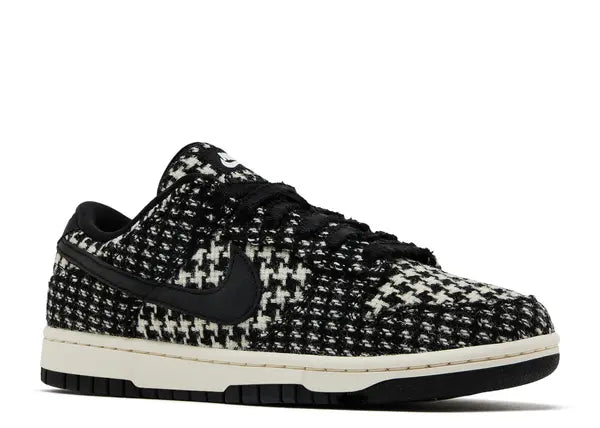 Nike Dunk Low Harris Tweed White Black Multi Front