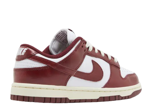 Nike Dunk Low PRM Vintage Team Red Back