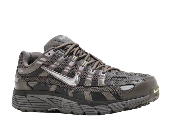 Nike P-6000 Cave Stone Medium Ash Flat Pewter Metallic Silver Front