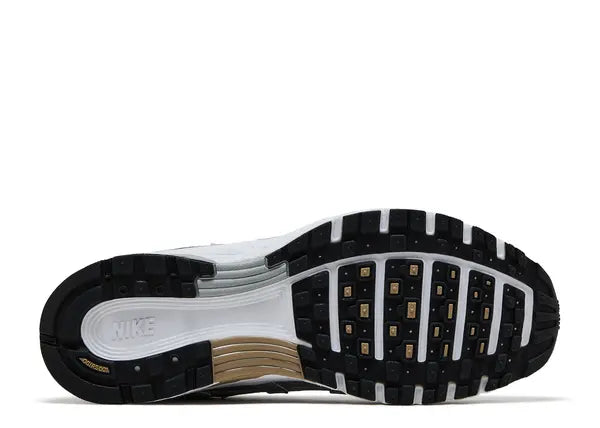 Nike P-6000 Khaki Metallic Silver Bottom