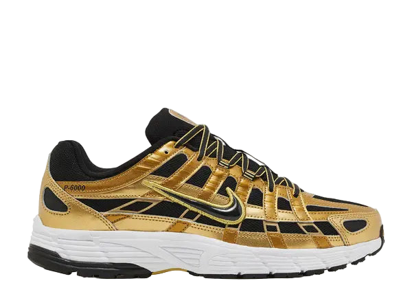 Nike P-6000 Metallic Gold Infinite Gold White Black Side