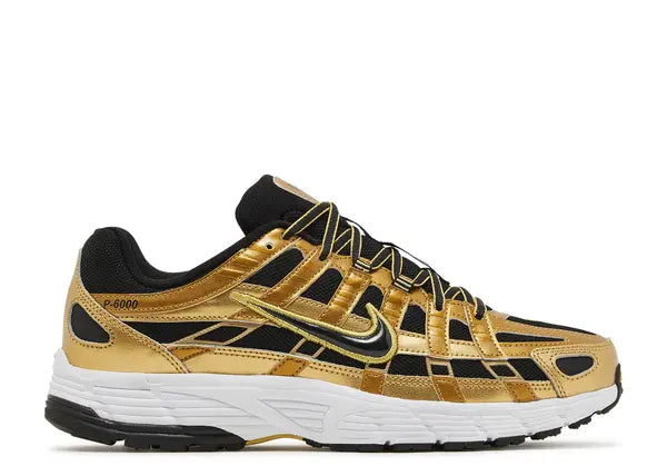 Nike P-6000 Metallic Gold Infinite Gold White Black Side