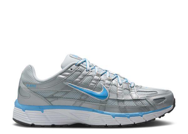 Nike P-6000 Metallic Platinum University Blue Side