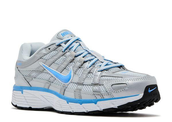 Nike P-6000 Metallic Platinum University Blue Front