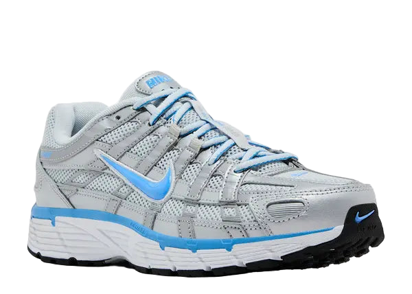 Nike P-6000 Metallic Platinum University Blue Front