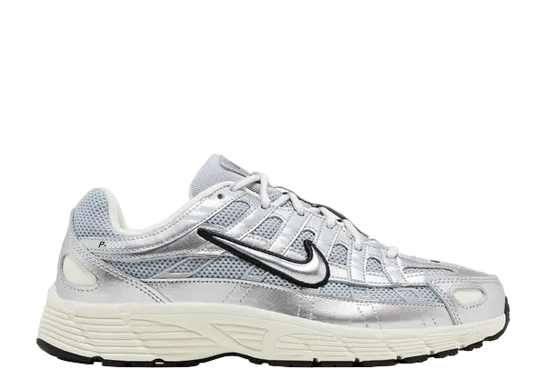 Nike P-6000 Metallic Silver Black (GS) Side
