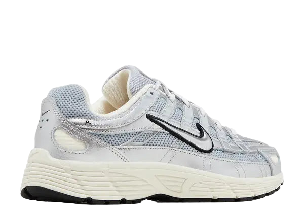Nike P-6000 Metallic Silver Black (GS) Back