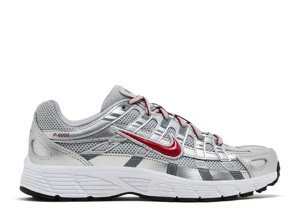 Nike P-6000 Metallic Silver Cool Red (GS) Side