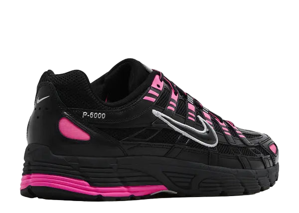 Nike P-6000 Pink Blast Metallic Silver Black Back