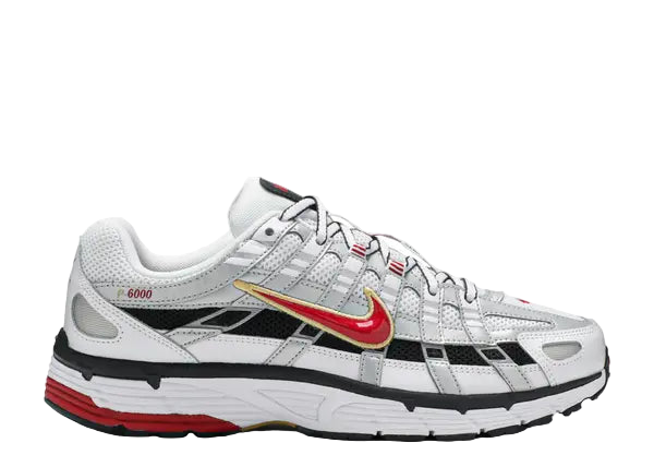 Nike P-6000 White Gold Red Side