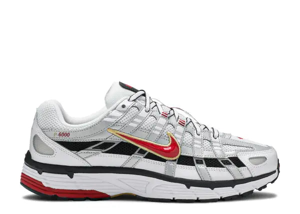 Nike P-6000 White Gold Red Side