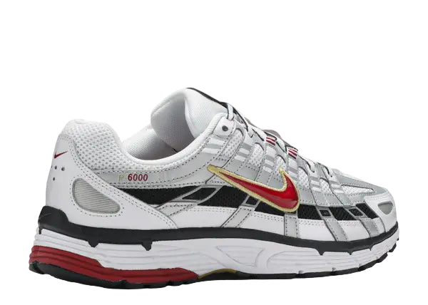 Nike P-6000 White Gold Red Back