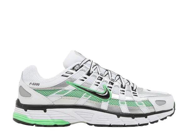 Nike P-6000 White Spring Green Side