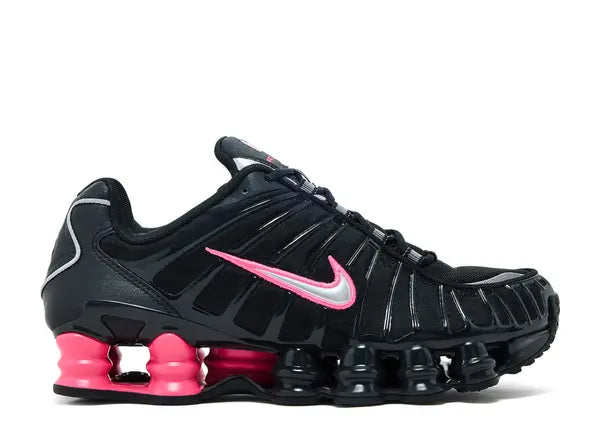 Nike Shox TL Off Noir Hyper Pink Silver Side