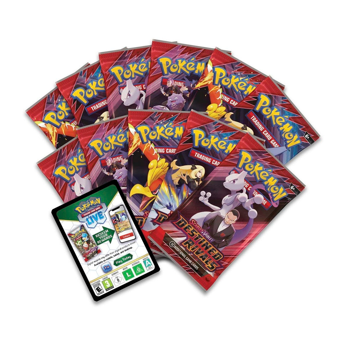 Pokemon Scarlet & Violet Destined Rivals Pokemon Center Elite Trainer Box Packs