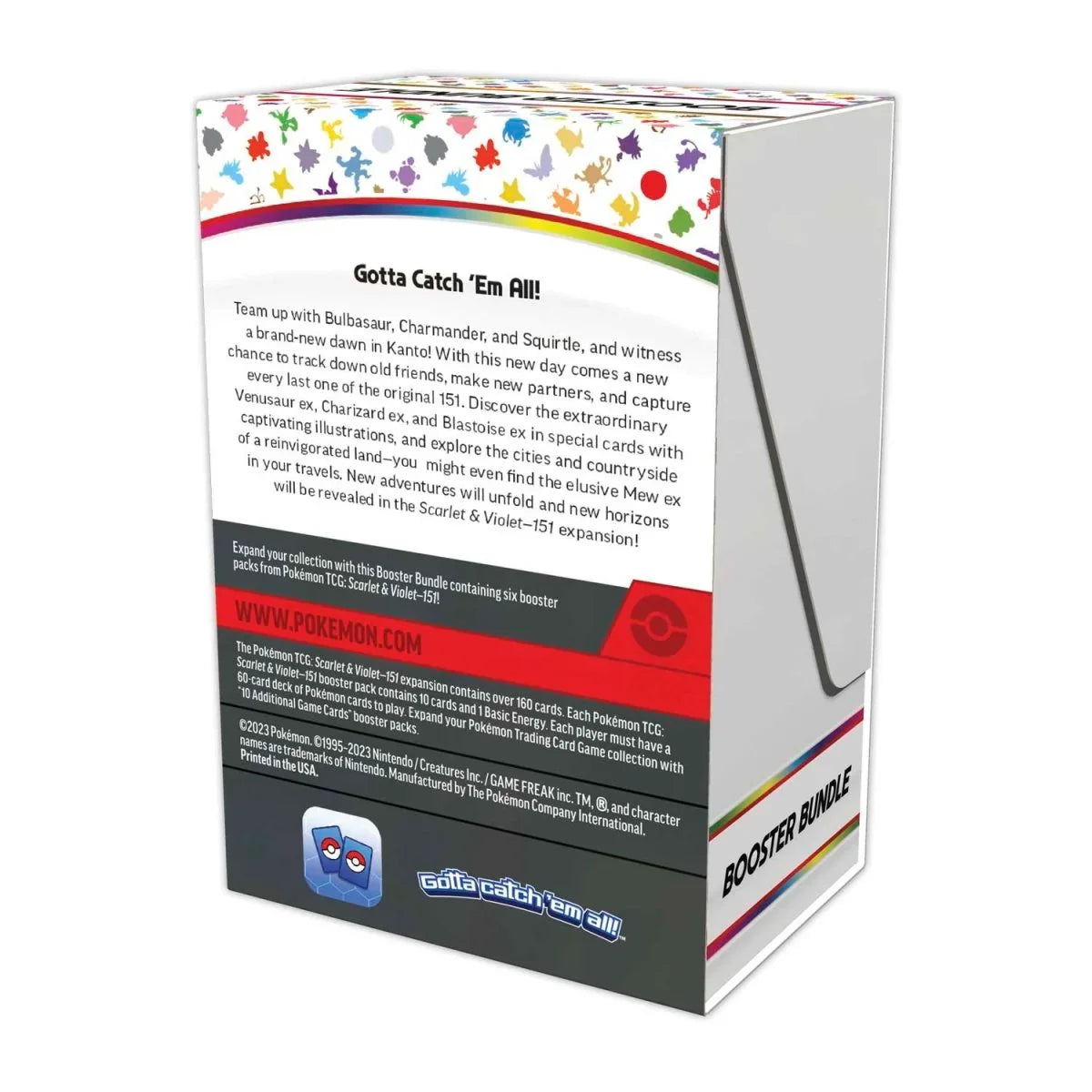 Pokemon TCG Scarlet & Violet 151 Booster Bundle Back