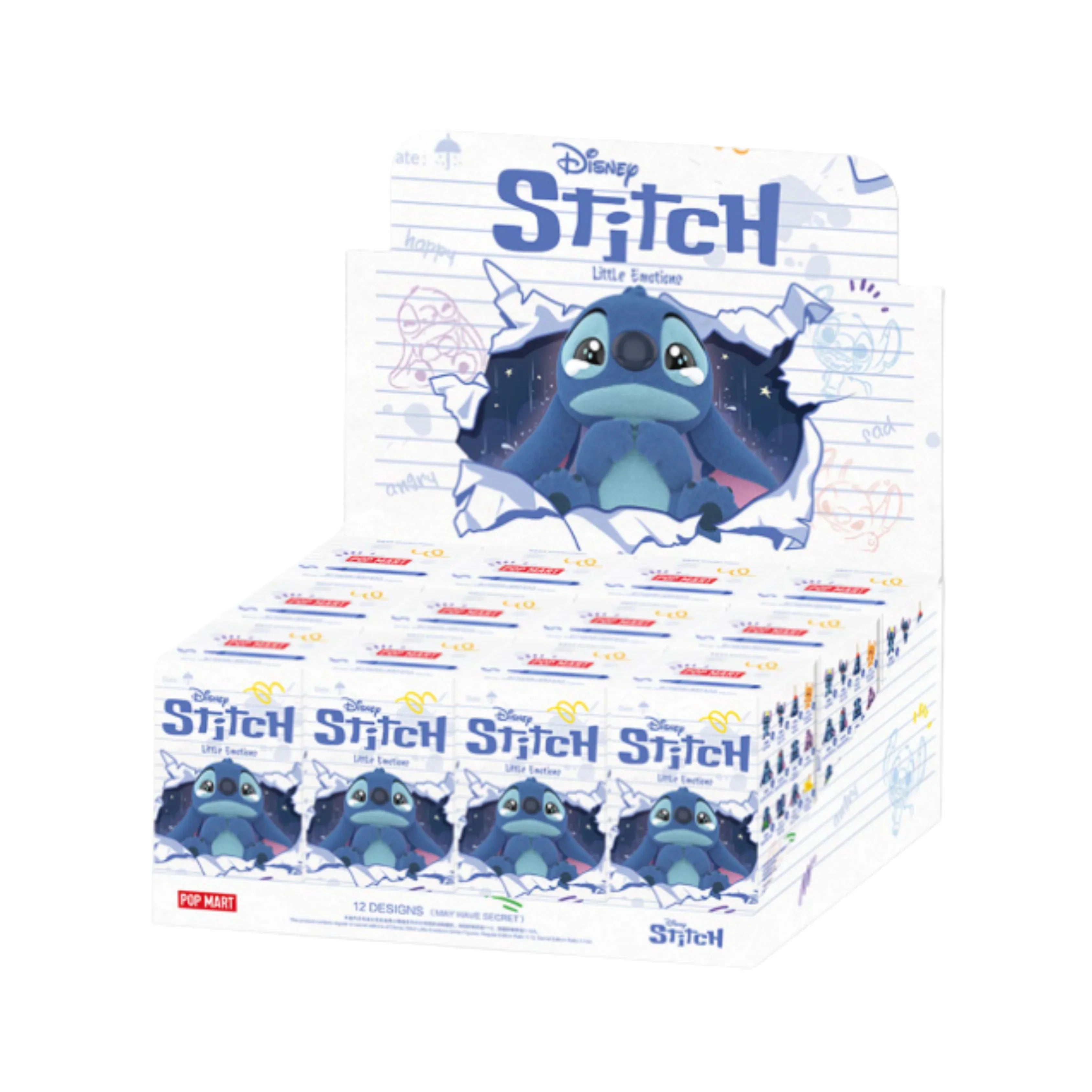 Pop Mart Disney Stitch Little Emotions Series Case (12 Blind Box)