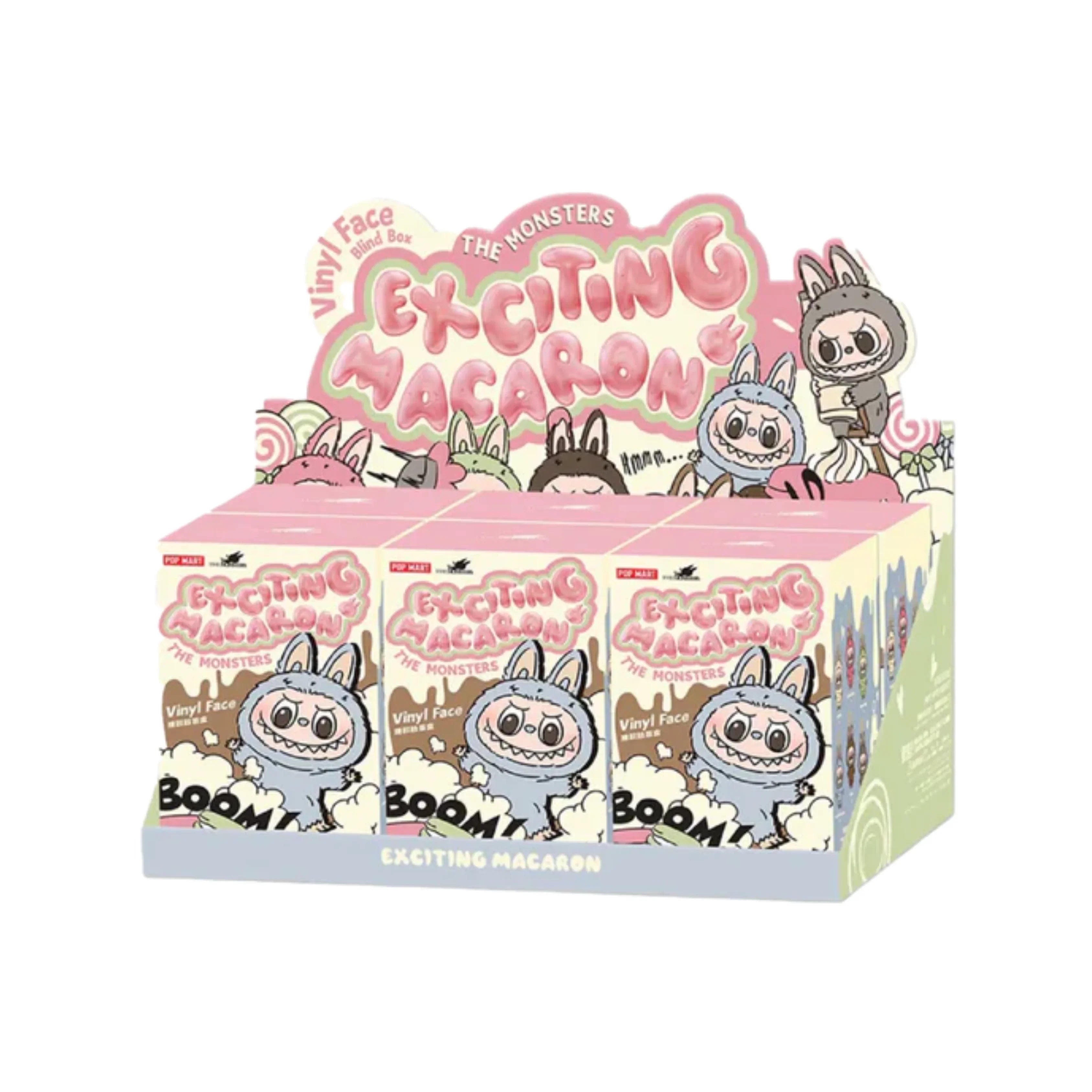 Pop Mart Labubu The Monsters Exciting Macarons Case (6 Blind Box)