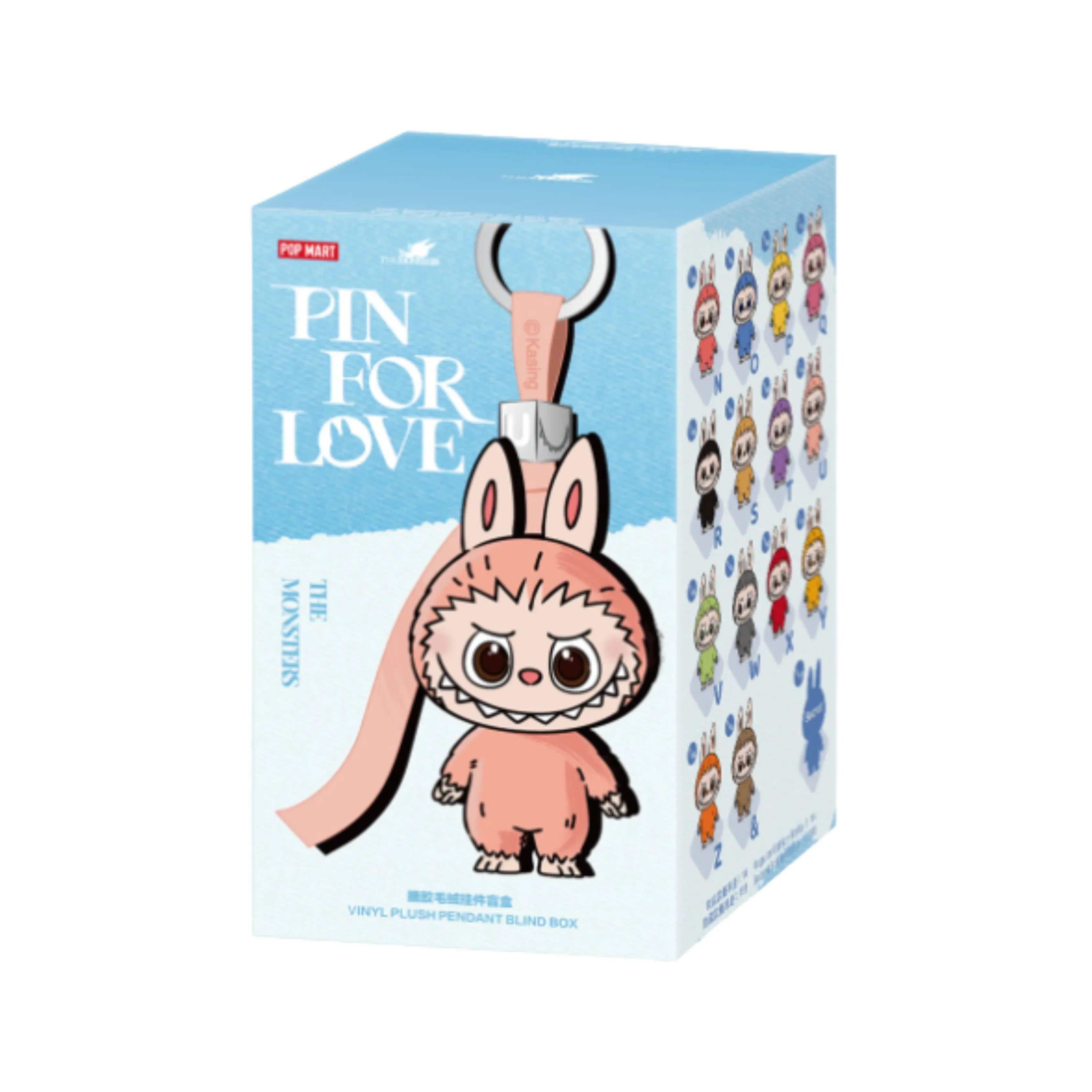 Pop Mart Labubu The Monsters Pin For Love (N-Z) Blind Box 1