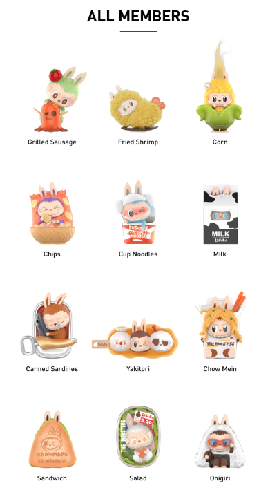 Pop Mart Labubu The Monsters Wacky Mart Blind Box All Members