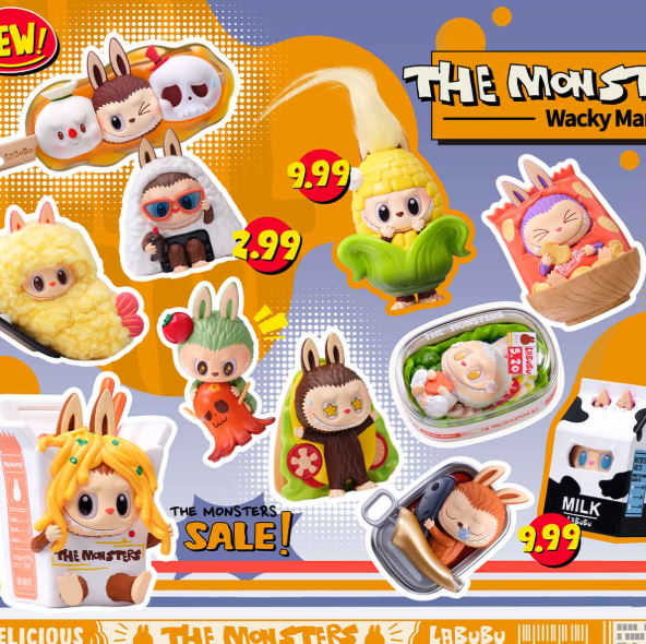 Pop Mart Labubu The Monsters Wacky Mart Blind Box