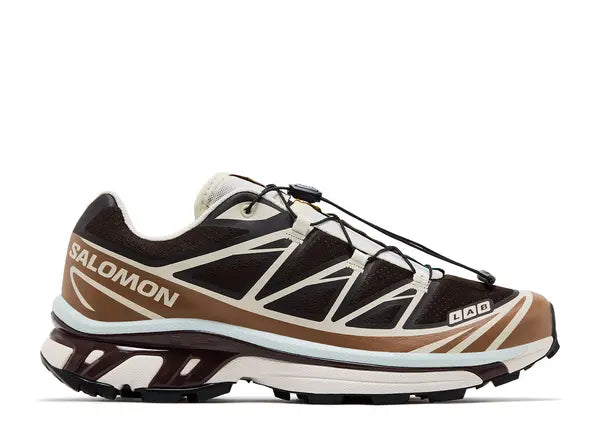 Salomon XT-6 Black Coffee Burro Bitter Chocolate Side