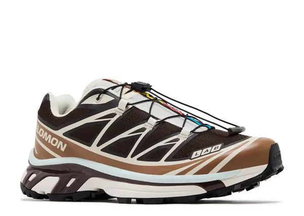 Salomon XT-6 Black Coffee Burro Bitter Chocolate Front