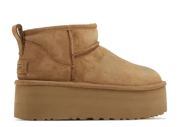 UGG Classic Ultra Mini Platform Boot Chestnut Back