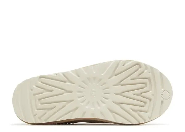 UGG Tasman Slipper Sand Dark Cherry Bottom