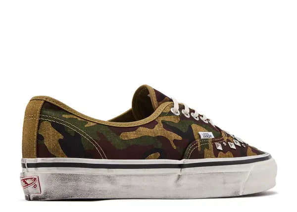 Vans Premium Authentic Woodland Camo Green Back