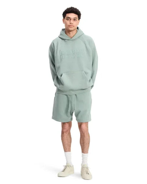 Fear of God Essentials Hoodie Sycamore Outfit Front