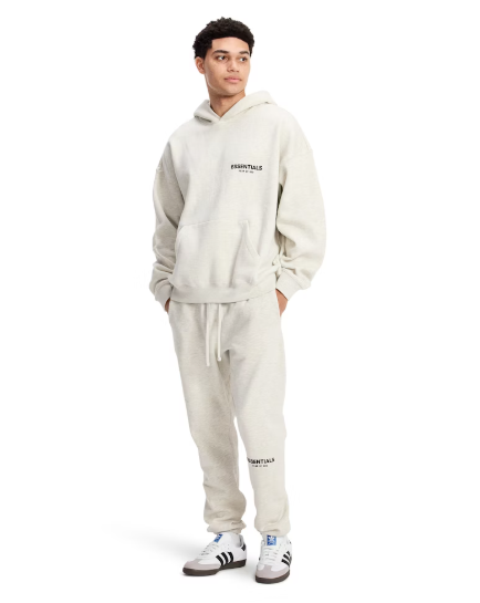 Fear of God Esssentials Sweatpants Light Oatmeal Outfit