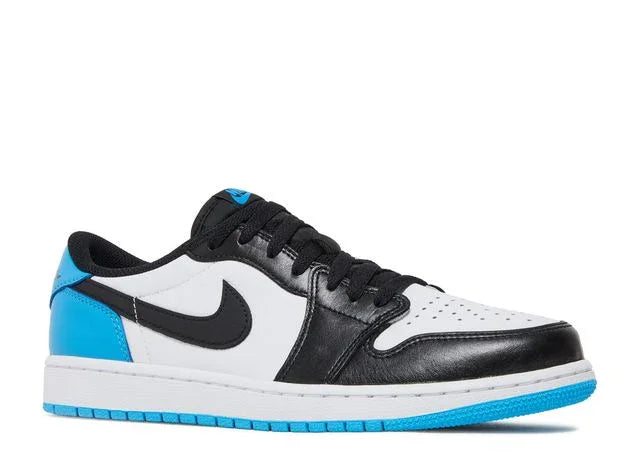 Jordan 1 Low OG Black Dark Powder Blue Front