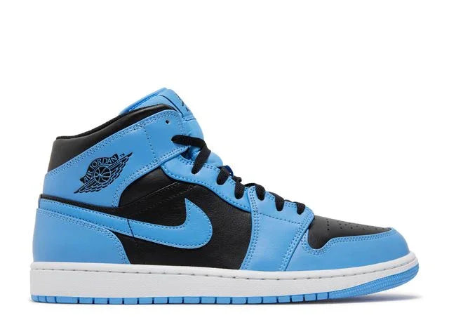 Jordan 1 Mid University Blue Black Side