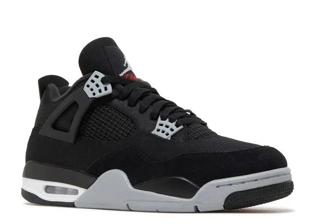Jordan 4 Retro SE Black Canvas Front