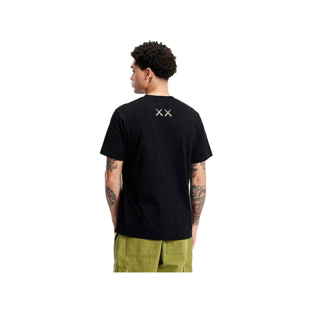 KAWS x Uniqlo UT Short Sleeve Graphic T-shirt Black Outfit 2