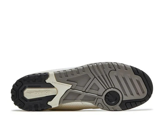 New Balance 550 Sea Salt Cream Black Bottom