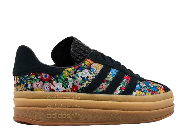 Adidas Gazelle Bold Liberty London Floral Embroidery Back