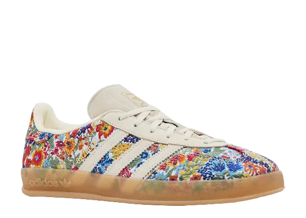 Adidas Gazelle Indoor Liberty London Floral Embroidery Front