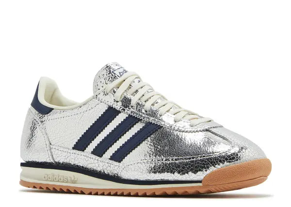 Adidas SL 72 OG Silver Metallic Collegiate Navy Front